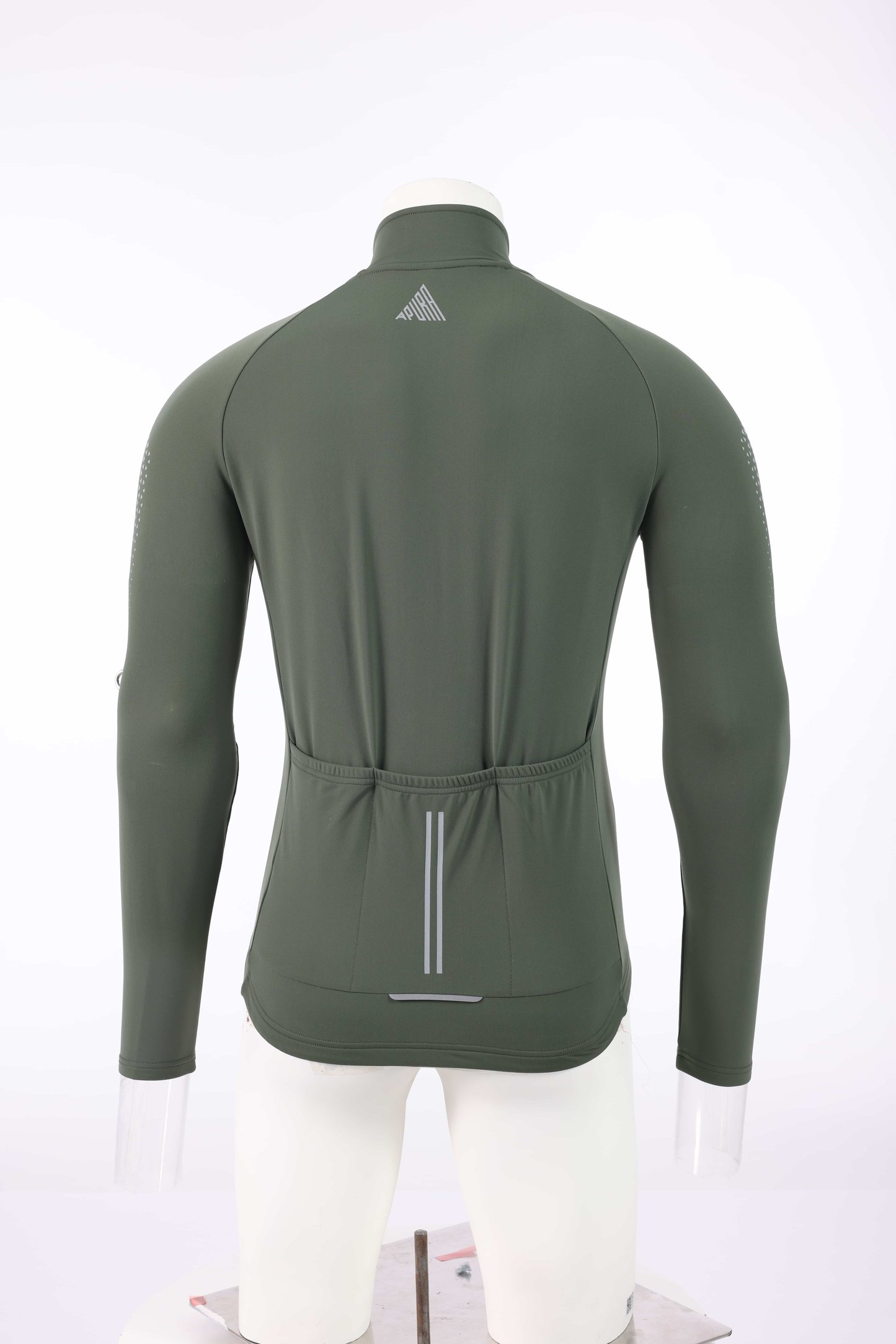 Men&#x27;s Full Zip Solid Cycling Clothes