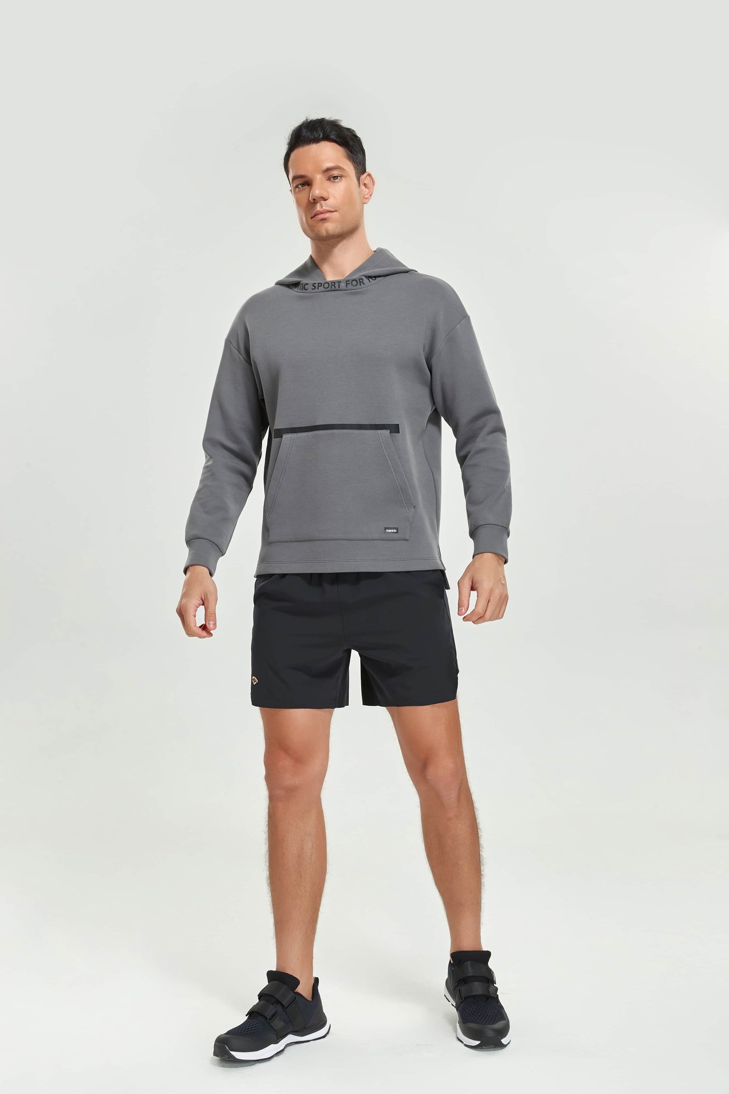 Athleisure Hoodie With Front Pocket